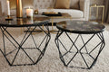 Handcrafted Resin Table , Two pieces