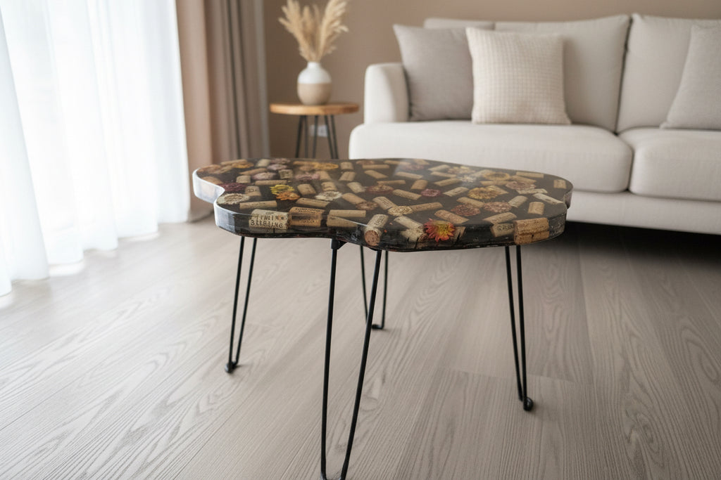 Handcrafted Resin Table