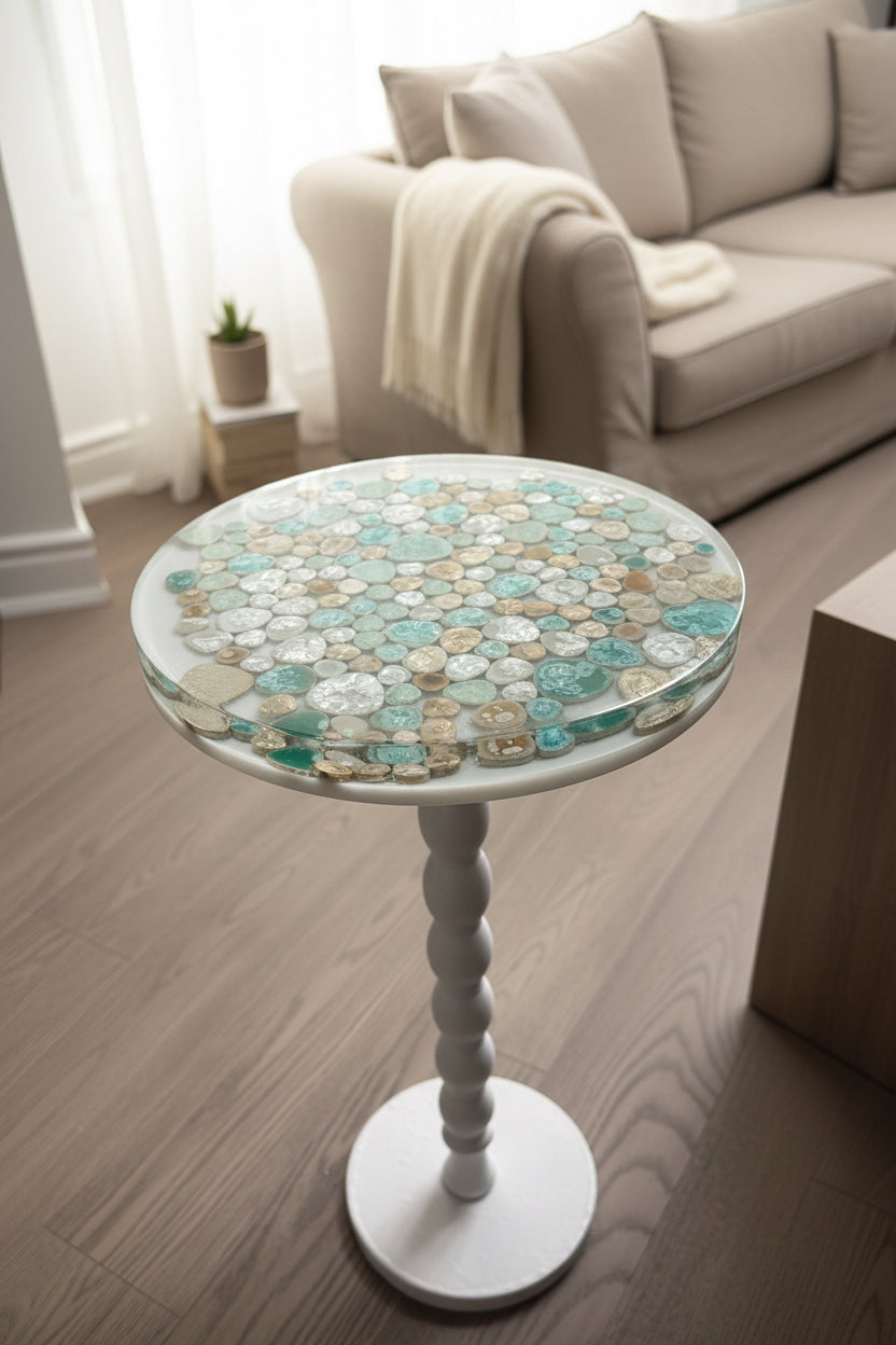 Handcrafted Resin Table