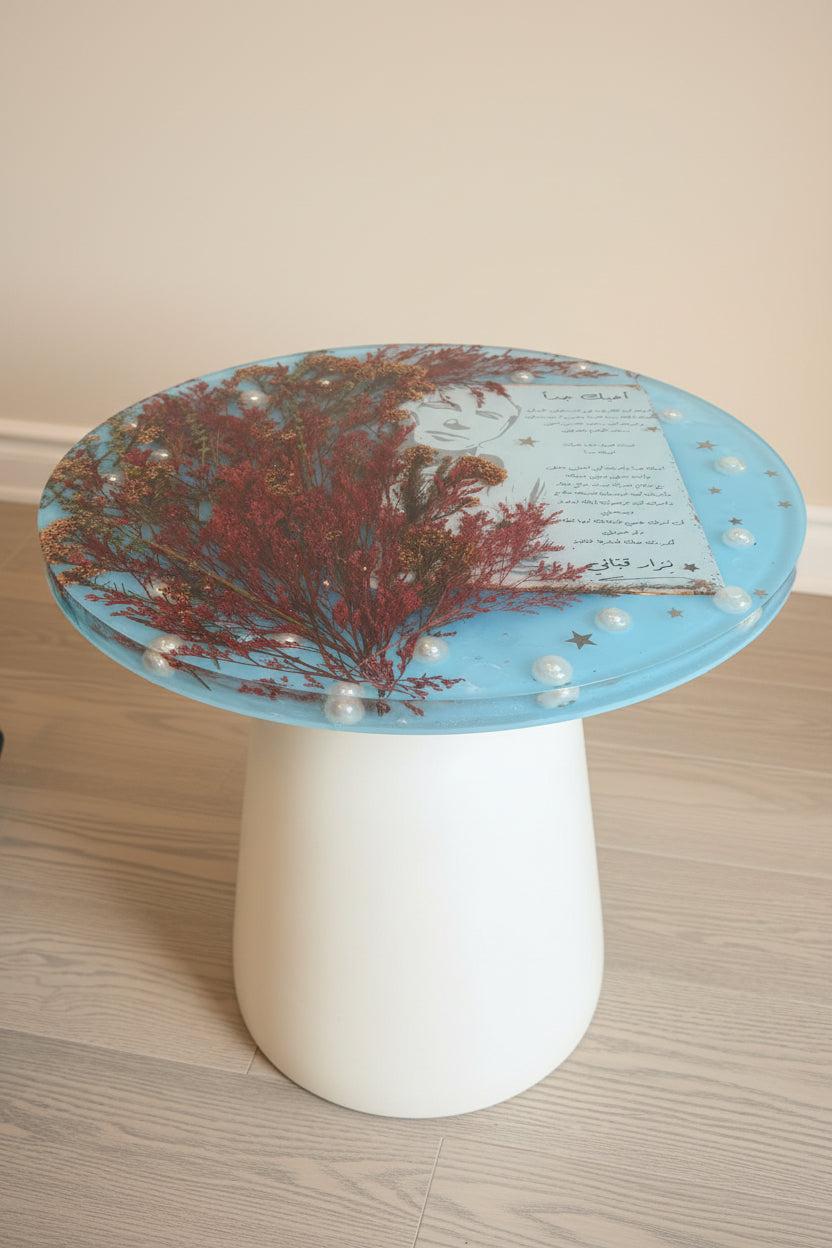 Handcrafted Resin Table