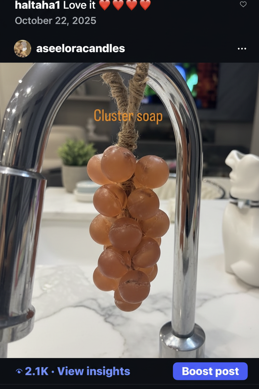 Handmade Grape Soap