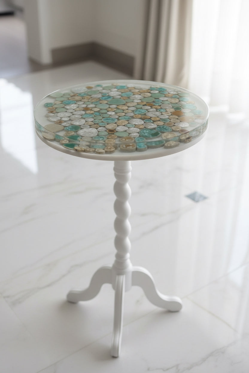 Handcrafted Resin Table