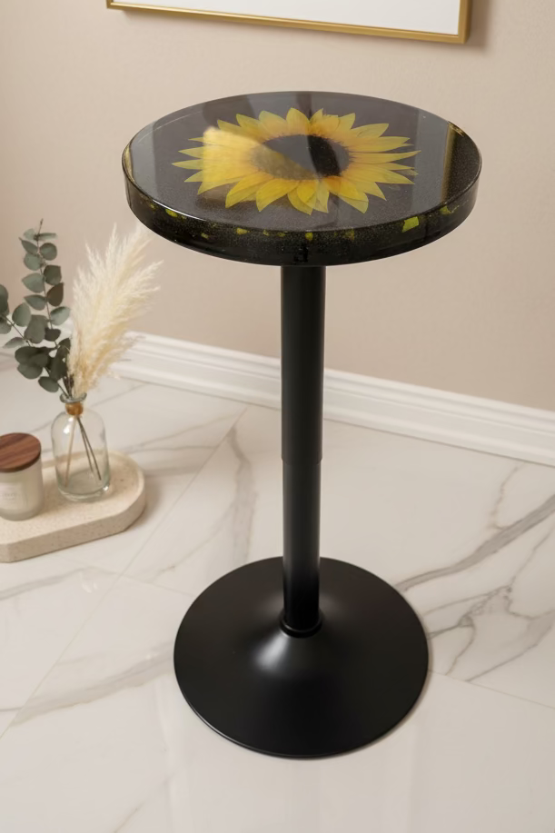 Handcrafted Resin Table