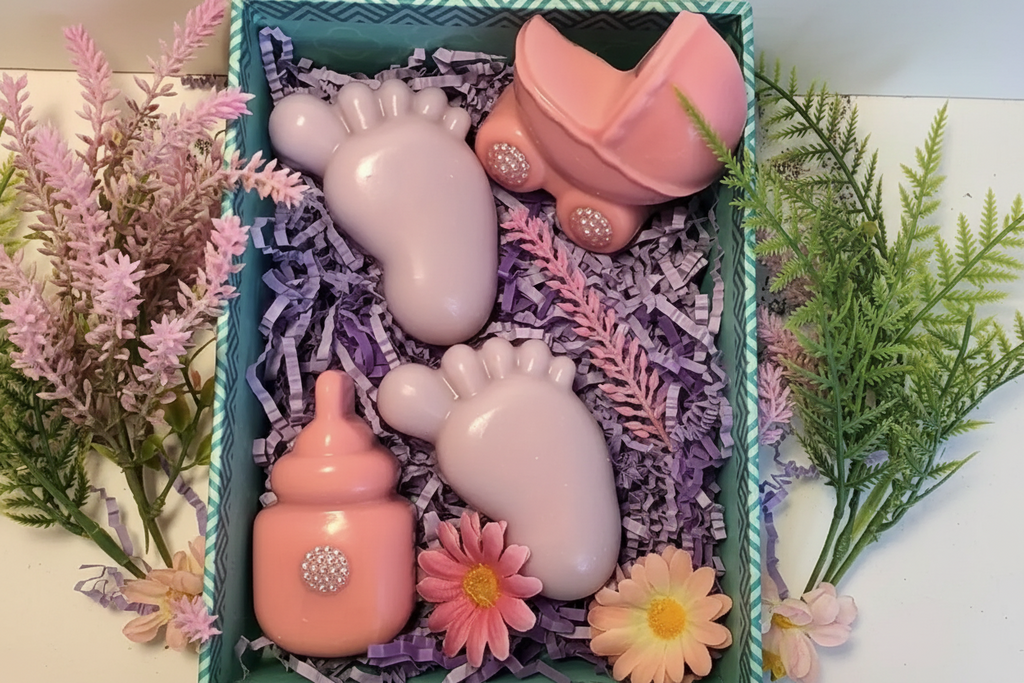 Handmade Soy Wax Candle baby Gift box